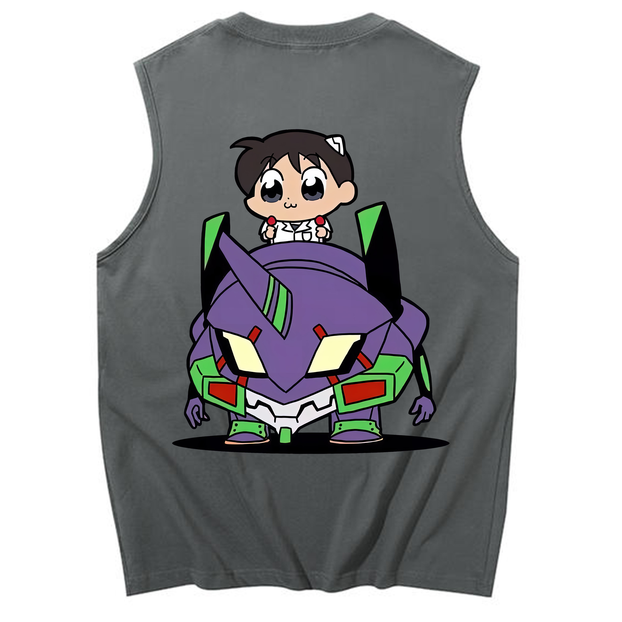 （画像用） EVA 新世紀エヴァンゲリオン コットン100％タンクトップ（背面プリント）